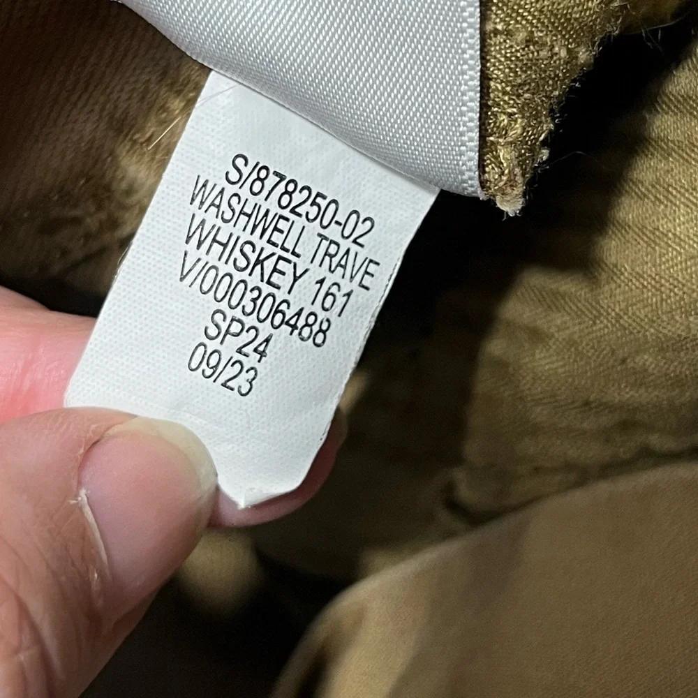 Banana Republic Men's Whiskey Tan Travel Skinny Fit Pants Size 34x30 - Picture 3 of 10